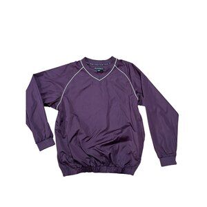 FootJoy Golf Pullover Windbreaker – RARE Plum Color, Size M